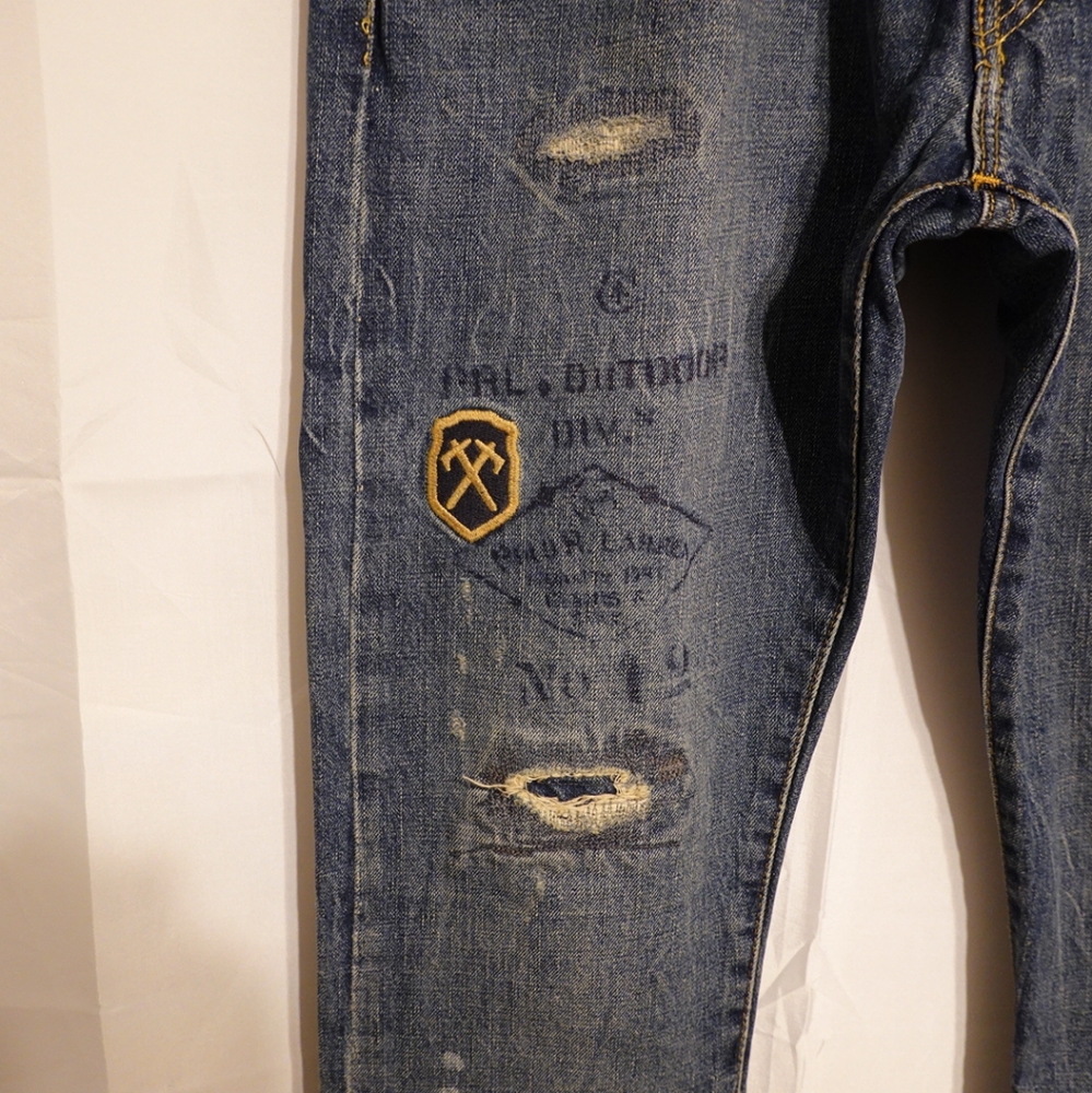 🆕 POLO RALPH LAUREN SLIM STRAIGHT JEANS - Picture 6 of 7